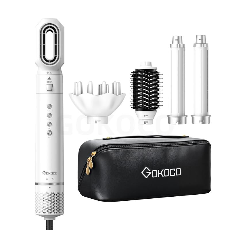 Gokoco AirStyle 5 Pro – Modelador 5 em 1 para Secar, Alisar e Enrolar